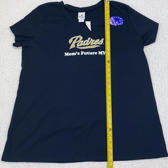 NWT 💙 San Diego Padres Mom’s Future MVP Maternity Short Sleeve Tee Women's XL - Picture 10 of 12